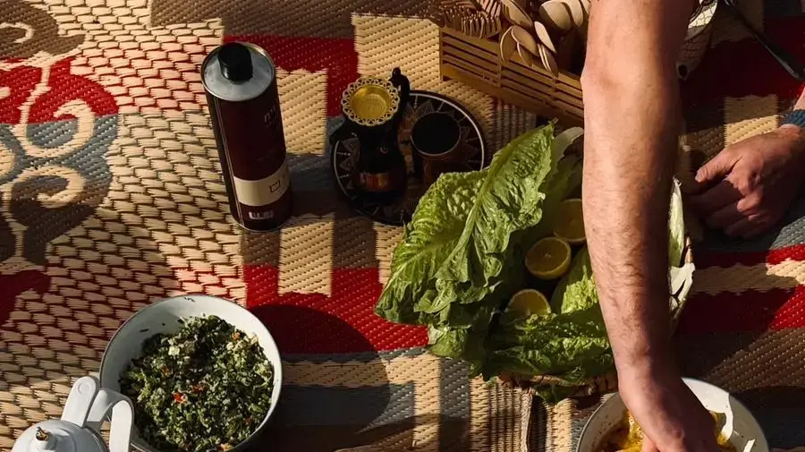 אוכל ותוצרת בפרויקט ואדי עתיר